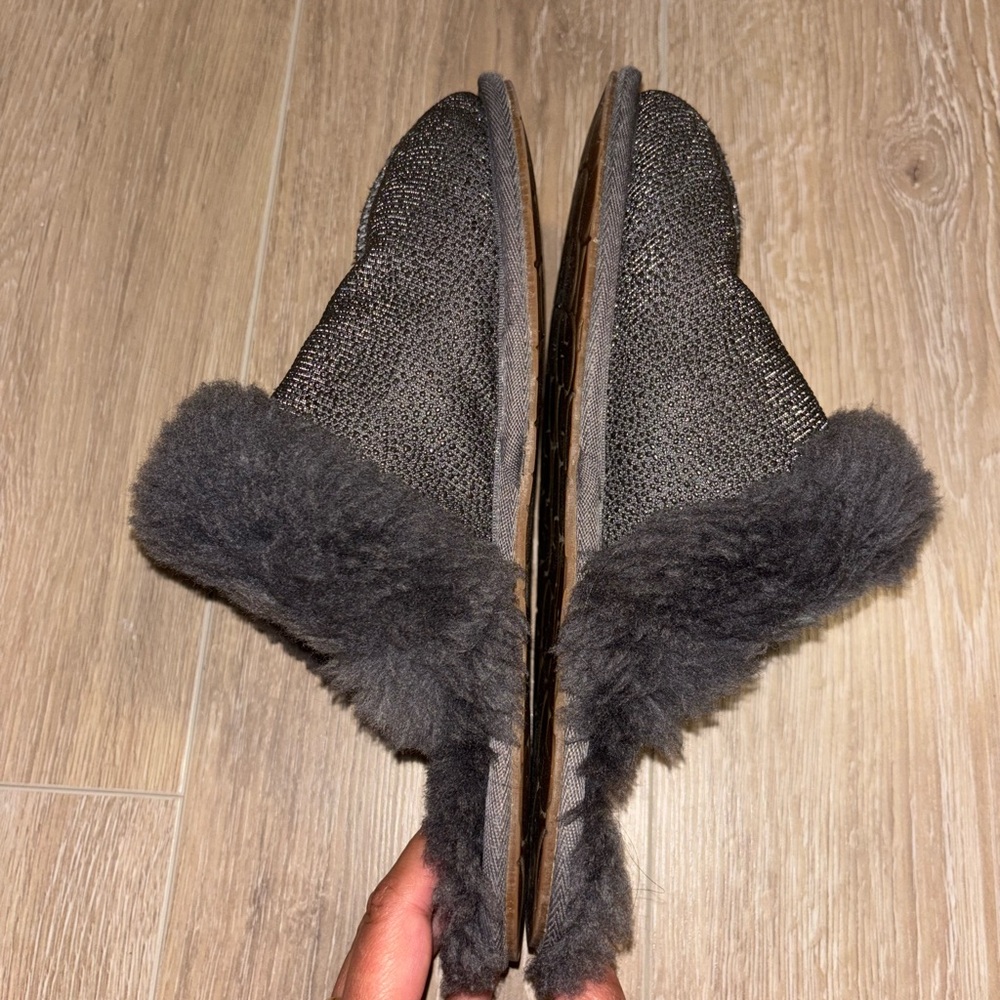 UGG SCUFFETTE SLIPPER CAVIAR DARK GREY - Picture 5 of 7
